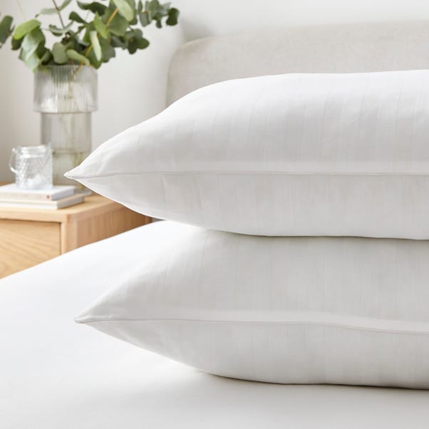 Handmade Luxury Soft-to-Medium Microfiber Pillows – Plush, Supportive & Machine Washable from famous department store